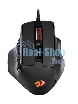 Мышь проводная REDRAGON Aatrox черный, 12400 dpi, USB, кнопки - 15