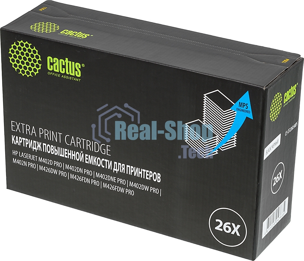 Картридж лазерный Cactus CS-CF226X-MPS черный (12000 стр.) для HP LJ M402d/M402n/M426dw/M426fdn/M426fdw