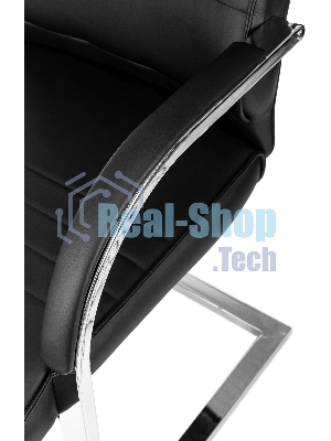 Кресло компьютерное Бюрократ T-8010-LOW-V/BLACK черный, искусственная кожа