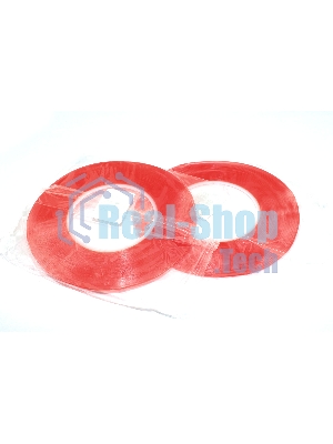 Скотч двусторонний прозрачный 3M с красной защитной лентой ширина 2 мм 50 м 2 шт. 112205