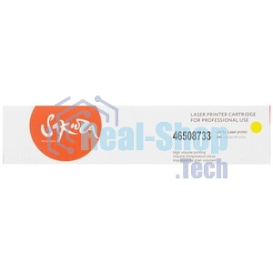 Картридж Sakura 46508733 для OKI C332/MC363, желтый, 3 000 к.