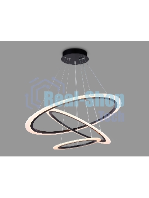 Светильник Ambrella light FA4361/3 BK черный 145W 3000K/4200K/6400K D770*800 (ПДУ РАДИО 2.4G)
