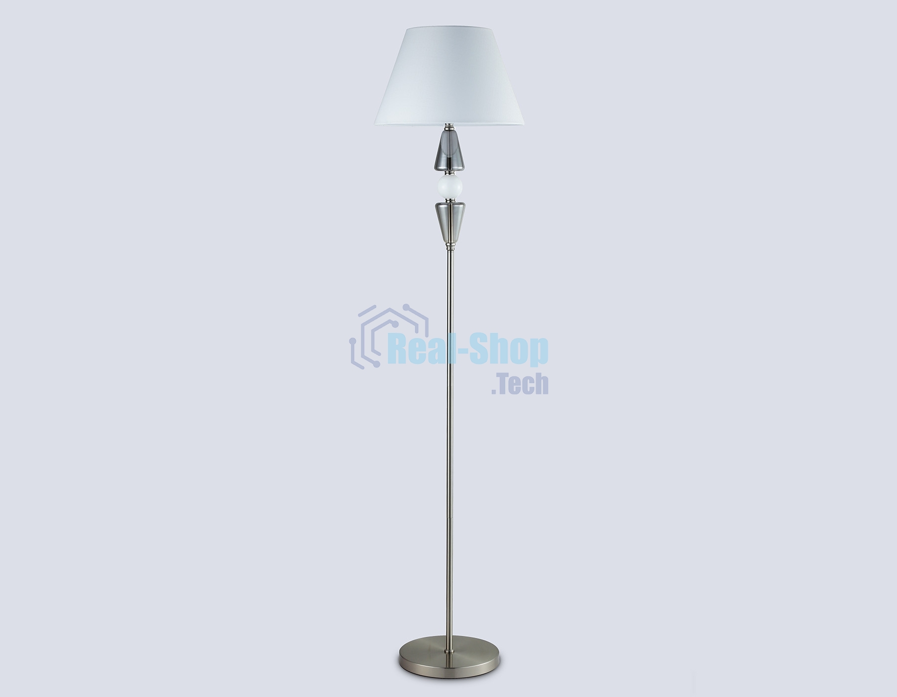 Светильник Ambrella light LH75265 SN/FR сатин никель/белый матовый E27 max 60W D360*1560