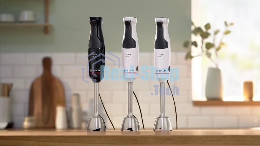 Блендер погружной Bosch MSM4B620 черный, 1000 Вт, плавная регулировка