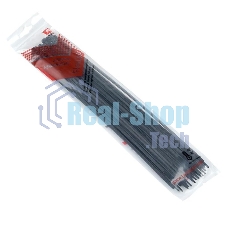 Хомут P6.6 стандартный (ч), 3.6x300 (50шт) PROxima FlexLock