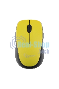 Мышь беспроводная Gembird MUSW-360-LM желтый, 1000 dpi, радиоканал, USB, кнопки - 3