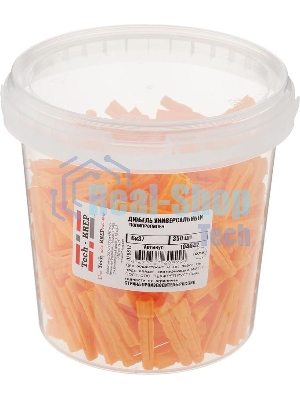 Дюбель универс. 6х37 полипропилен (уп.350шт) ведро Tech-Krep 104642