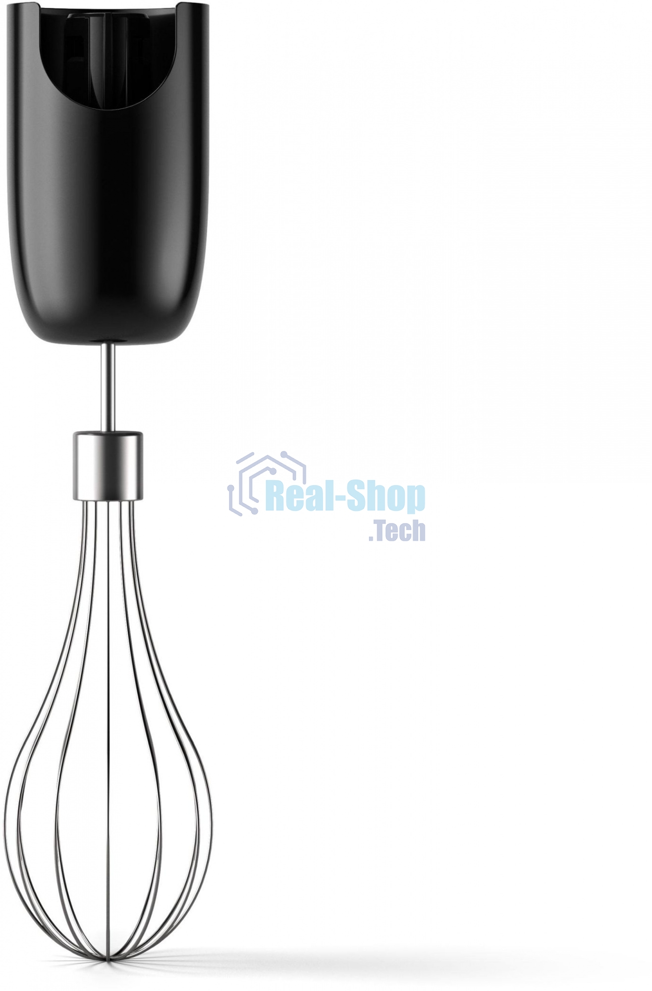 Блендер погружной Philips HR2543/90, 700Вт, 1 скорость, турбо режим, стакан для взбивания, венчик, измельчитель, черный