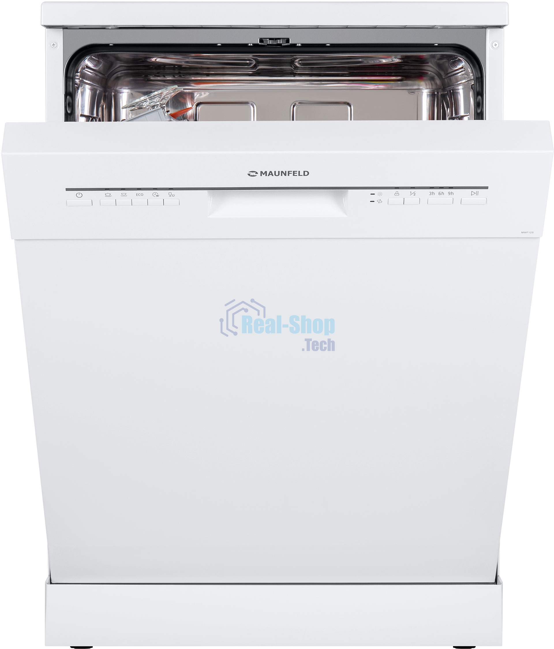 Посудомоечная машина Maunfeld MWF12S, белый, 59.8 см, 12 компл., 52 дБ, класс A+