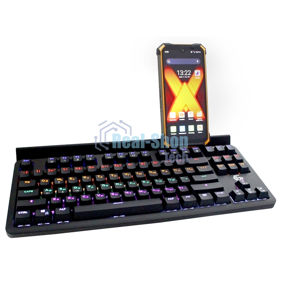 Клавиатура проводная Gembird KB-G520L, USB, черный