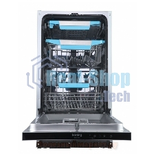 Встраиваемая посудомоечная машина Korting KDI 45985, нержавеющая сталь, 44.8 см, 10 компл., 44 дБ, класс A+++