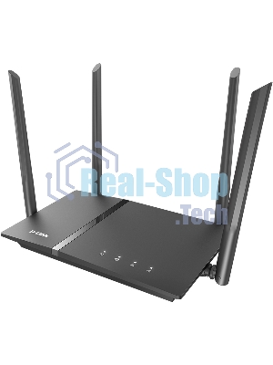 Роутер D-Link DIR-1260/RU/R1A, Wireless AC1200 2x2 MU-MIMO Dual-band Gigabit Router with 1 10/100/1000Base-T WAN port, 4 10/100/1000Base-T LAN ports and 1 USB port.802.11b/g/n/ac compatible, up to 300 Mbps