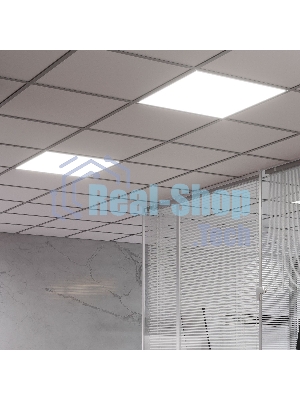 Светильник светодиодный универсальный Gauss LED ДВО 30 Вт MiR 3700 Лм 5000К 595х595х50 мм IP40 призма Guss