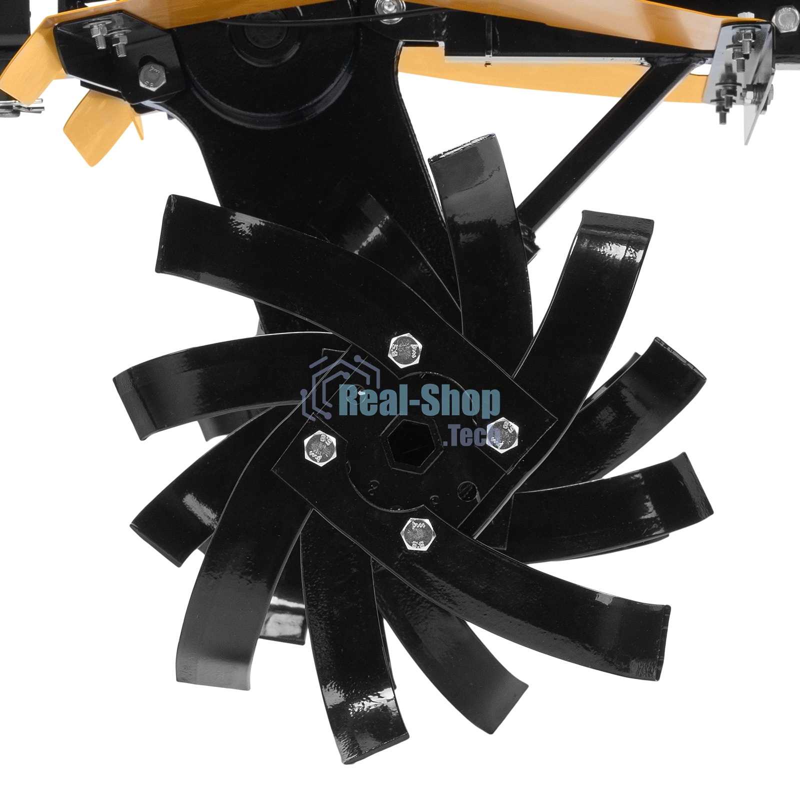 Мотоблок Denzel DPT-370S, 7 л.с., ремен.сцеп, фрез 3х4, ШОМ, передачи 3В/1Н