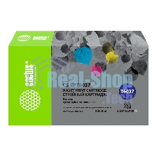 Картридж струйный Cactus CS-EPT6037 (T6037) серый пигментный (220 мл) для Epson Stylus PRO 7880/9880