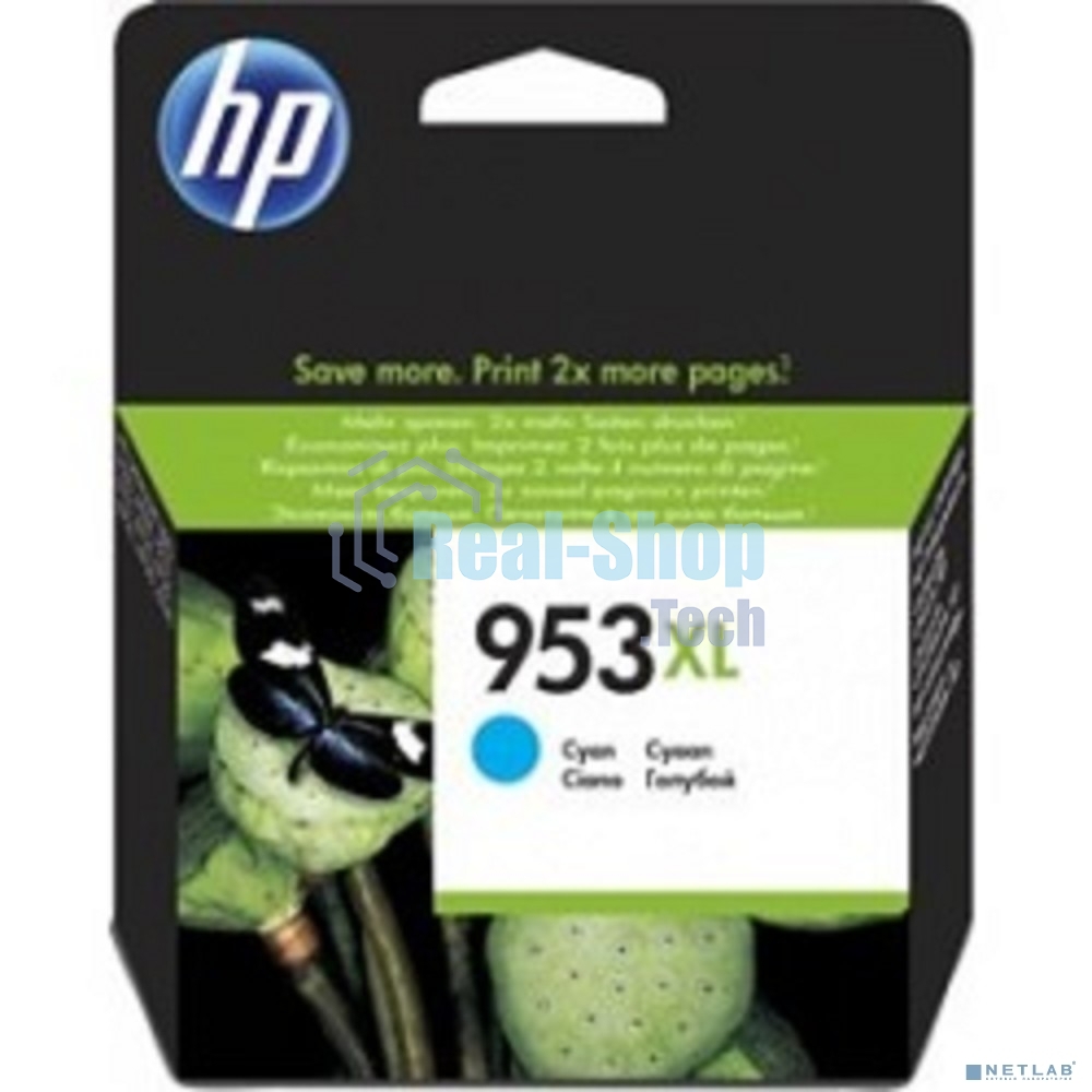 Картридж струйный HP 953XL F6U16AE голубой для HP OJP 8710/8715/8720/8730/8210/8725 (1600стр.)