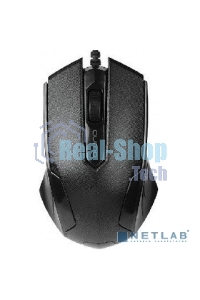 Мышь проводная Qumo Office M14 черный, 1000 dpi, USB, кнопки - 3