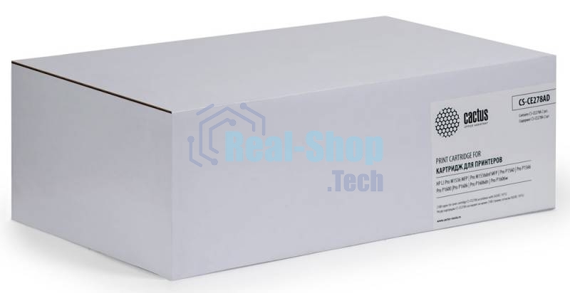 Картридж лазерный Cactus CS-CE278AD черный (2*2100 стр.) для HP LaserJet P1566/P1606w