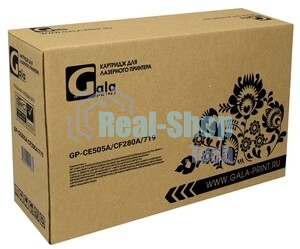 Картридж лазерный GalaPrint GP-CE505A/CF280A/719 черный (2300 стр.) для HP LaserJet P2030/P2035/P2050/P2055/P2055D/P2055DN/Pro 400/M401/425/Canon LBP 6300dn/6650dn/MF5840dn/5880dn/MF5940