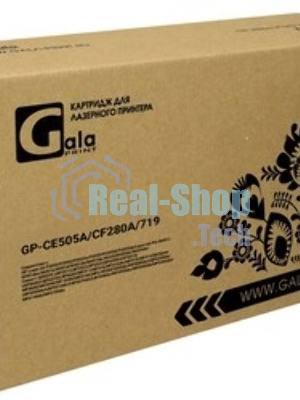 Картридж лазерный GalaPrint GP-CE505A/CF280A/719 черный (2300 стр.) для HP LaserJet P2030/P2035/P2050/P2055/P2055D/P2055DN/Pro 400/M401/425/Canon LBP 6300dn/6650dn/MF5840dn/5880dn/MF5940