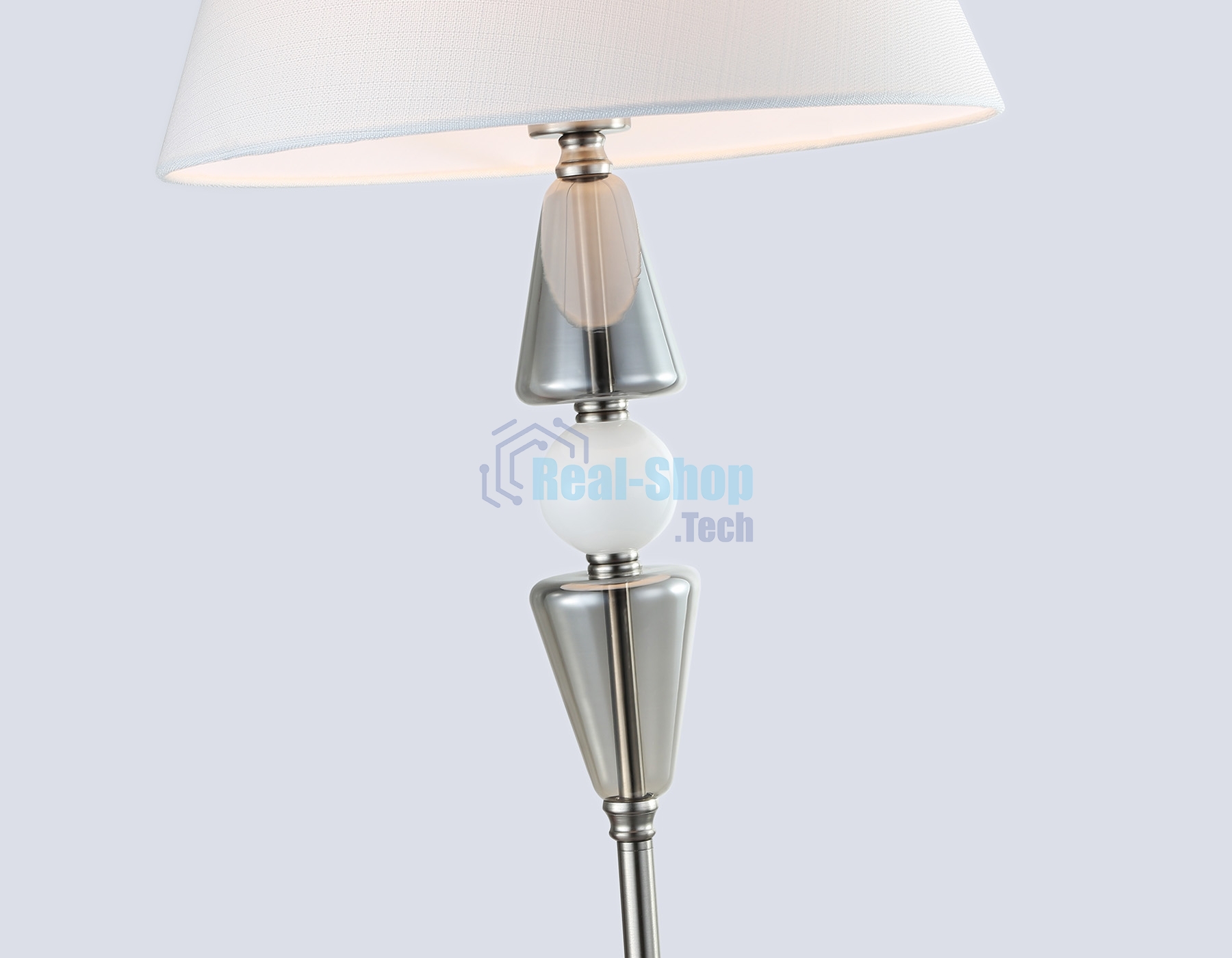 Светильник Ambrella light LH75265 SN/FR сатин никель/белый матовый E27 max 60W D360*1560