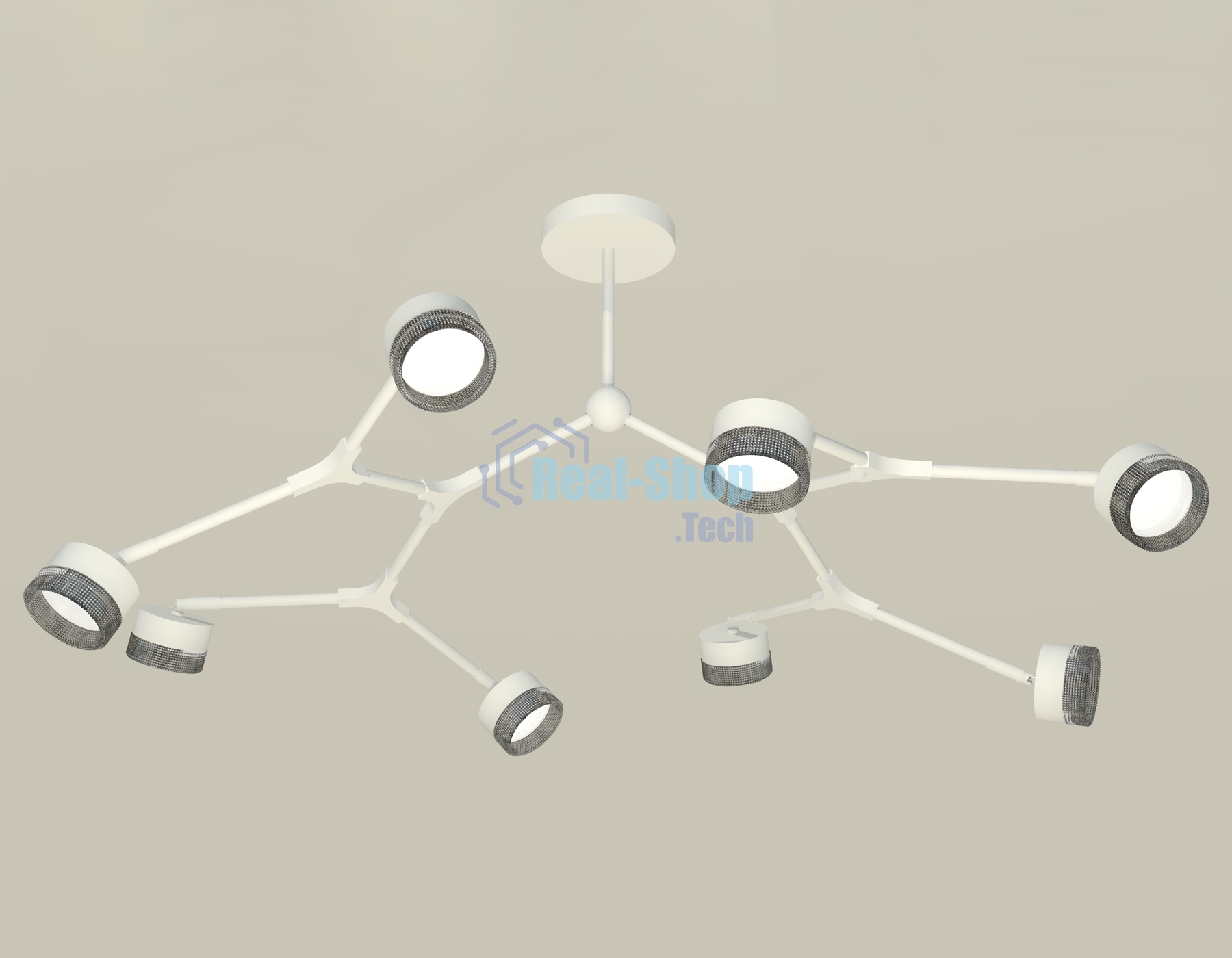 Светильник Ambrella light XB9059203/8 SWH/BK белый песок/тонированный GX53 (C9059, N8484)