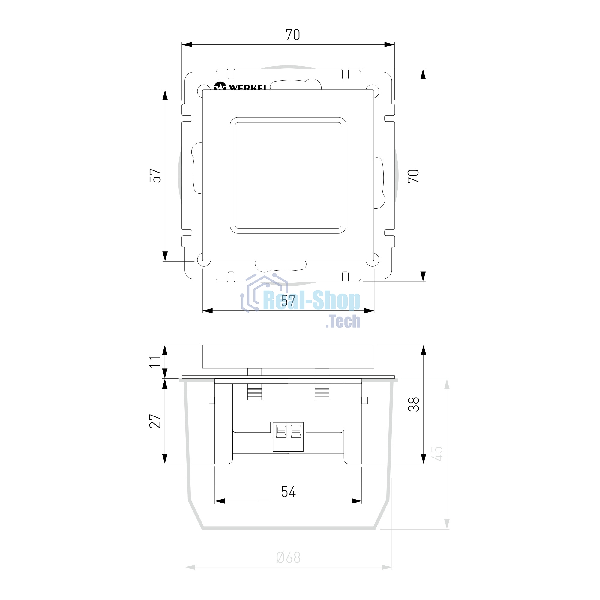Встраиваемая LED подсветка Werkel W1154301 (белый)