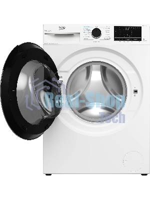 Стирально-сушильная машина Beko B3DFR57H23W белый, загрузка фронтальная 7,5 кг, 1200 об/мин., класс: В