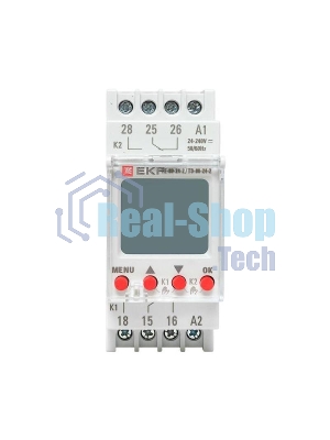 Таймер электронный двухканальный ТЭ-80 24-230В EKF
