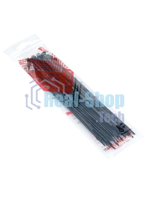 Хомут P6.6 стандартный (ч), 3.6x200 (50шт) PROxima FlexLock
