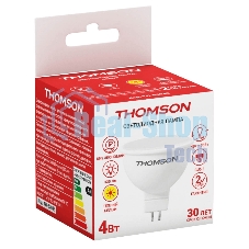 Лампа светодиодная Hiper THOMSON LED MR16 4W 320Lm GU5.3 3000K TH-B2043