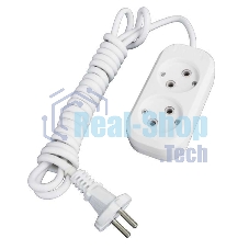 Удлинитель 2х7 м без заземл. 10А IP20 Е-202 АБС-пл. ПВС 2х0.75 UNIVersal 9631962