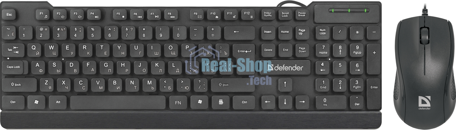 Комплект клавиатура + мышка Defender YORK C-777 RU