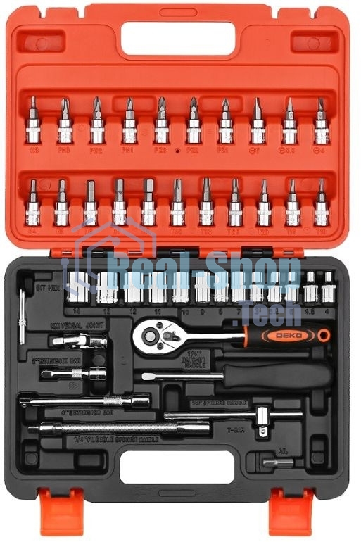 Набор инструментов Deko DKMT46 46 предметов (жесткий кейс)