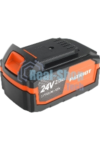 Батарея аккумуляторная Li-ion для шуруповертов Patriot серии The One, Модели: BR 241Li/h, Емкость аккумулятора: 2,0 Ач, Напряжение: 24В