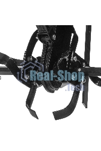 Мотоблок Denzel DPT-370S, 7 л.с., ремен.сцеп, фрез 3х4, ШОМ, передачи 3В/1Н