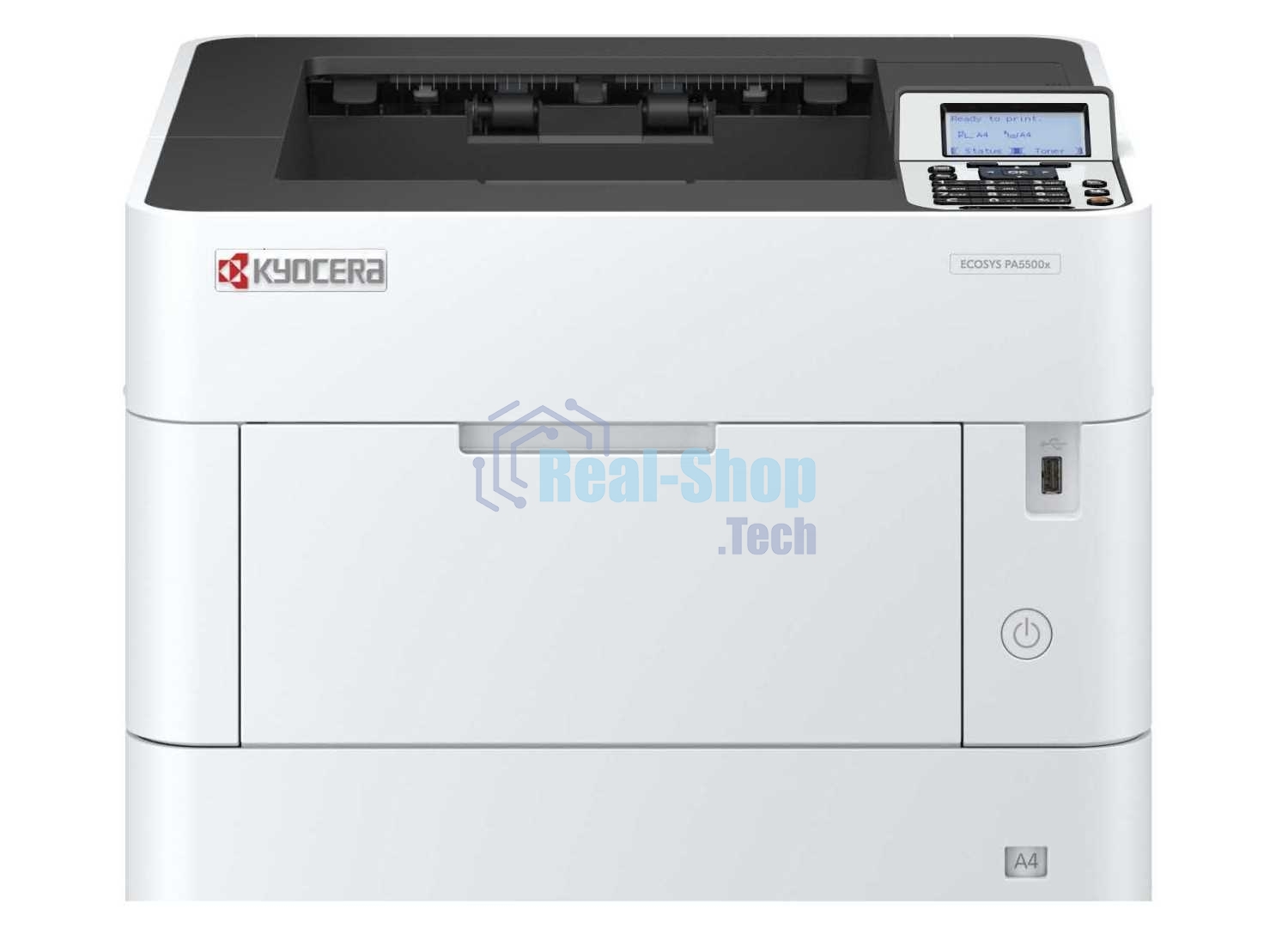 Принтер лазерный Kyocera ECOSYS PA5500x (110C0W3NL0), A4, ч/б, печ. до 55 стр/мин., 1200 x 1200 dpi, USB, RJ-45, Air Print, Mopria