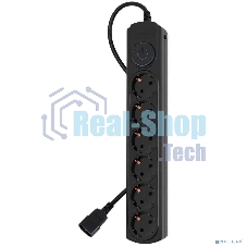 Сетевой фильтр Ippon BK-6-UPS-1.8-10-B 1.8 м (6 розеток) черный (коробка)