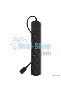 Сетевой фильтр Ippon BK-6-UPS-1.8-10-B 1.8 м (6 розеток) черный (коробка)