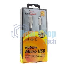Кабель USB2.0 Cablexpert CC-G-mUSB01Bk-0.5M, AM/microB, серия Gold, длина 0.5м, черный, блистер