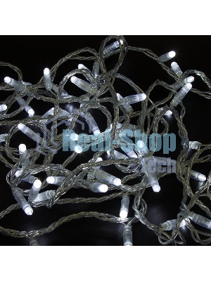 Гирлянда Neon-night Нить 10м, постоянное свечение, прозрачный ПВХ, 230В, белый