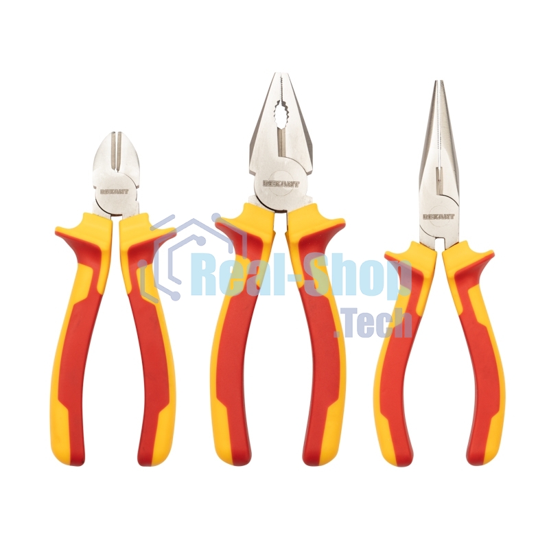 Набор диэлектрического инструмента Rexant RI-02, 11 предметов, до 1000 В, тканевый пенал