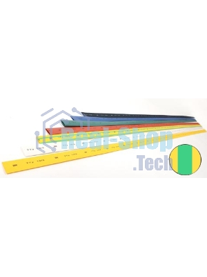 Трубка термоусадочная ТТУ 30/15 желт./зел. 1м IEK UDRS-D30-1-K52