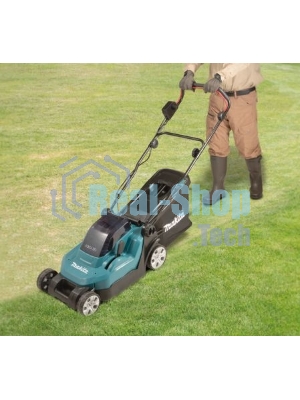 Газонокосилка аккумуляторная Makita DLM382PM2, 18 В, 4 Ач
