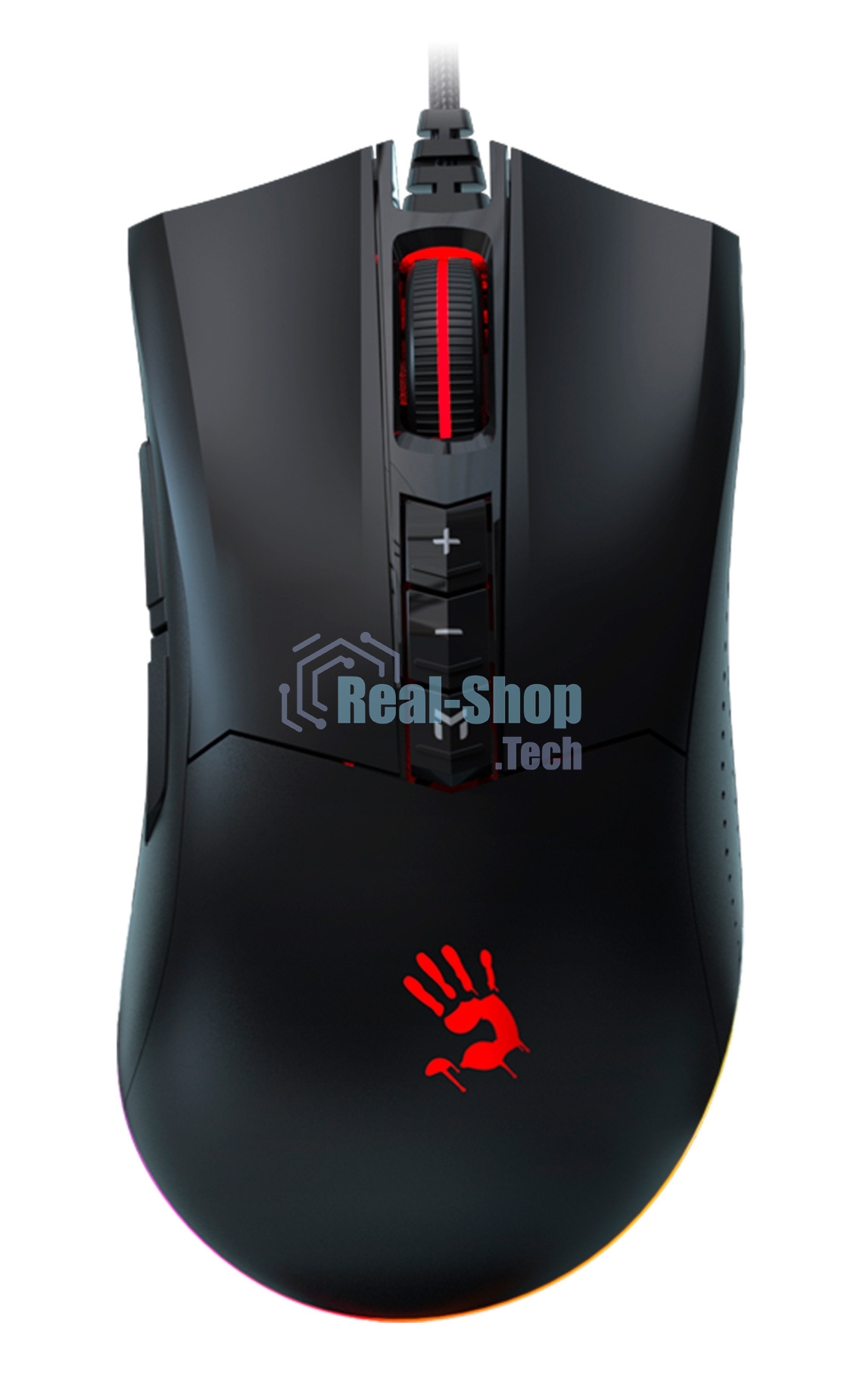 Мышь проводная A4Tech Bloody ES9 Plus черный, 10000 dpi, USB, кнопки - 8