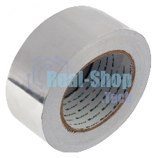 Лента клейкая алюминиевая Сибртех, 50мм х 40м