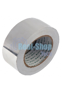 Лента клейкая алюминиевая Сибртех, 50мм х 40м