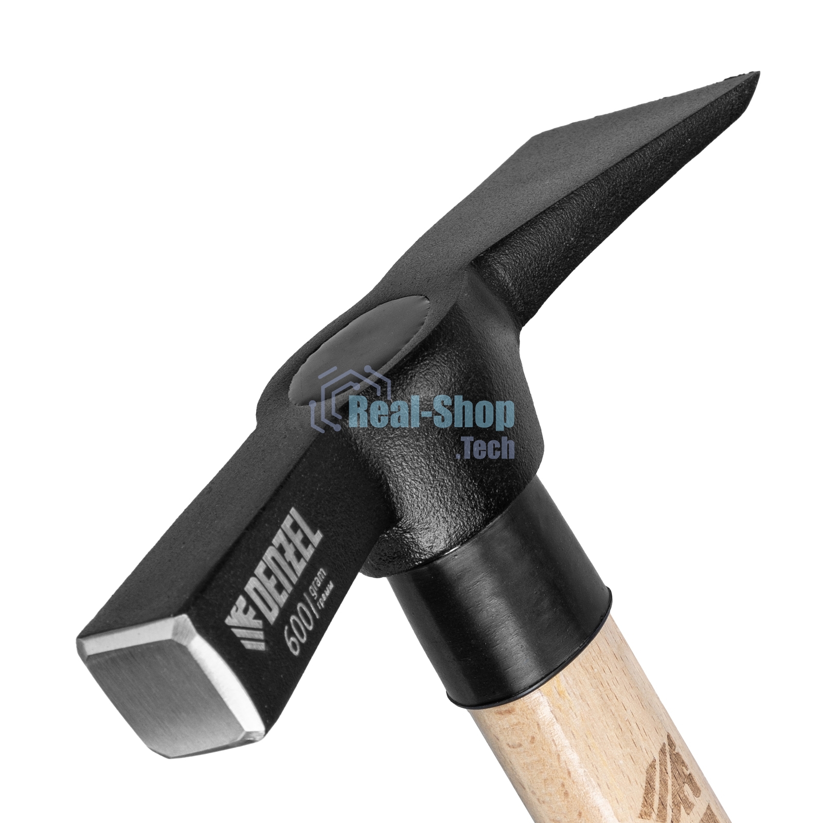 Молоток каменщика Denzel 600 г, буковая рукоятка, EFP