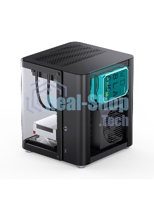 Корпус без блока питания Корпус JONSBO TK-1 Black 2.0 MATX без БП, mini-ITX, micro-ATX, черный