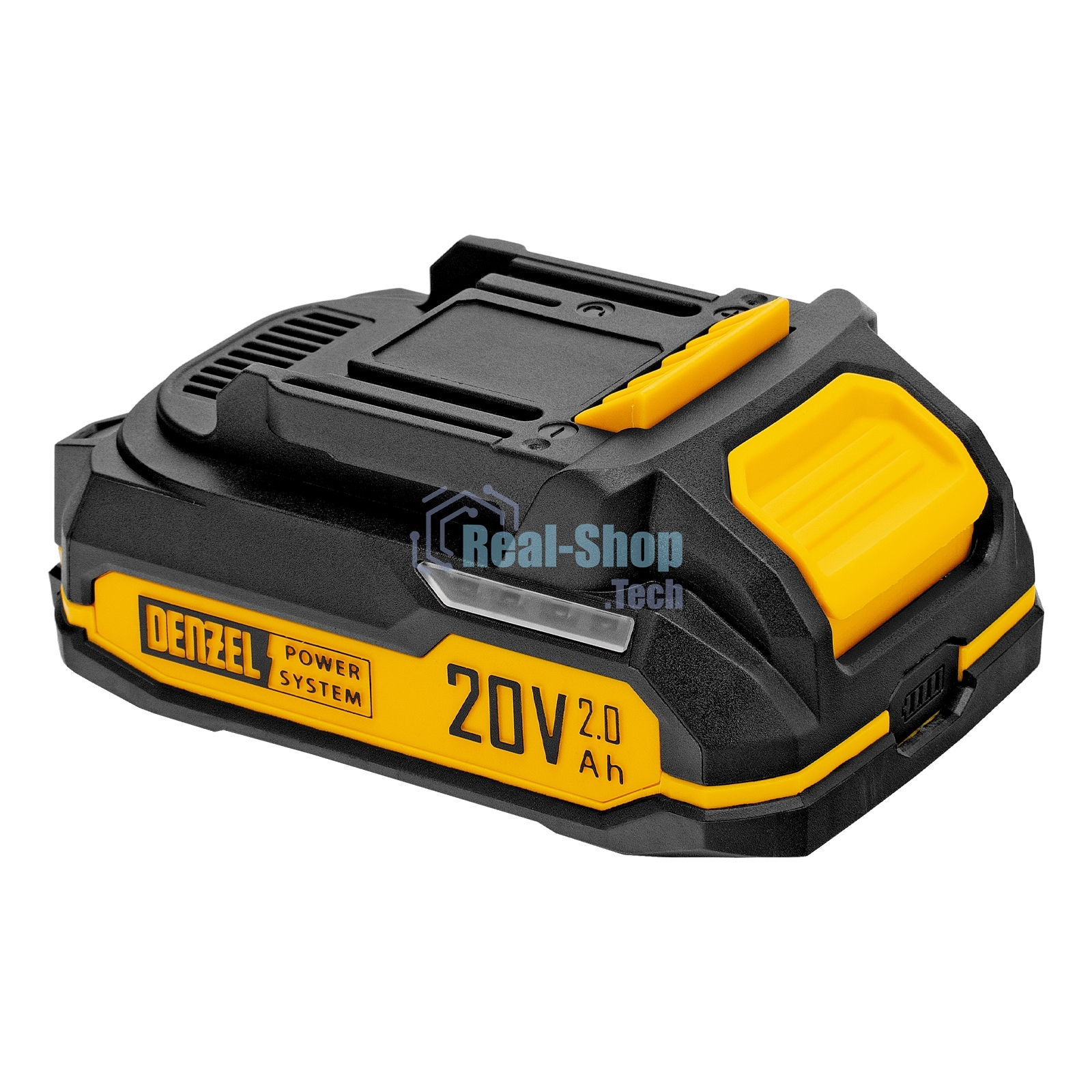 Дрель-шуруповерт аккумуляторная ударная бесщет. Denzel CIDH-BL-20, Li-Ion, 20 В